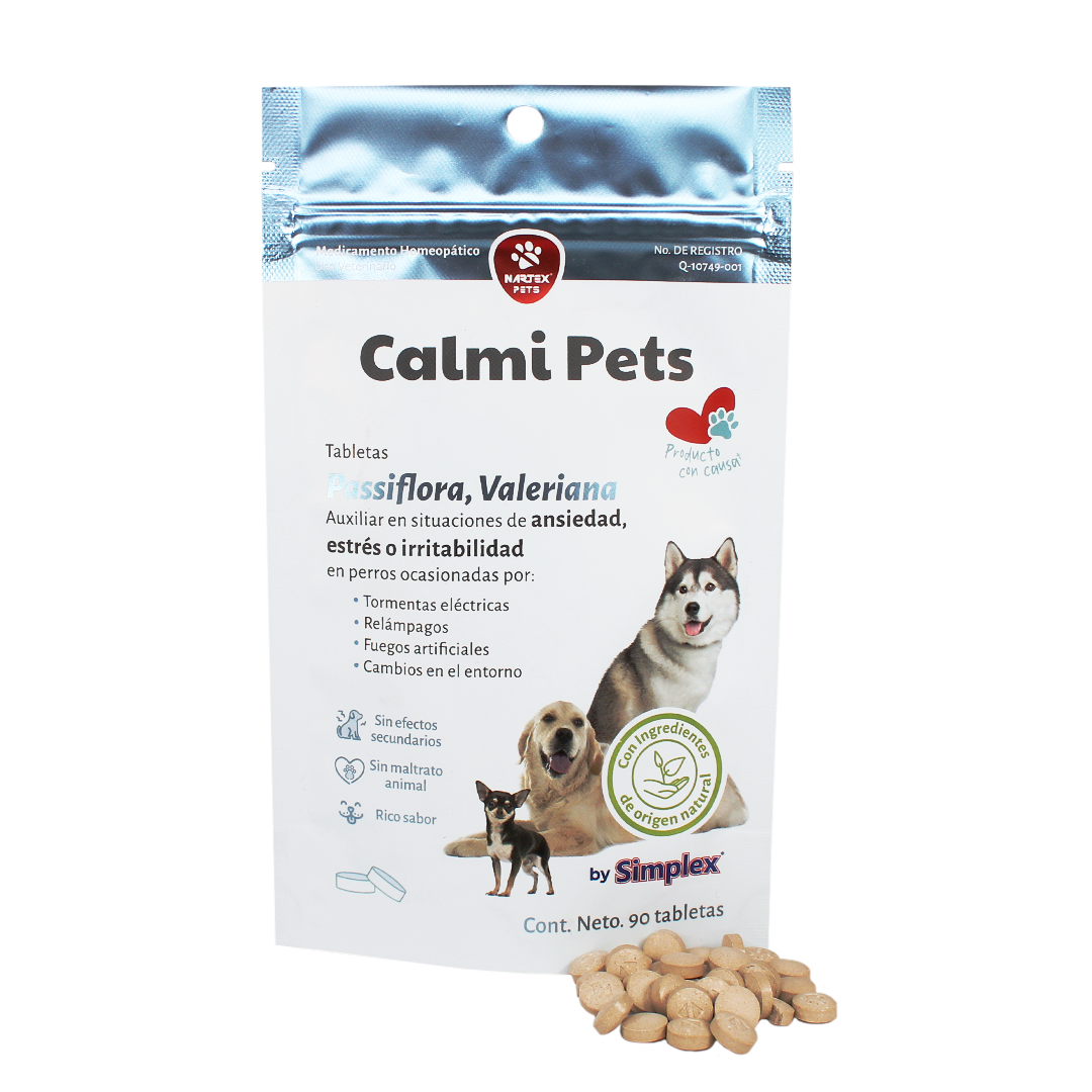 Suplemento Calmi Pets Nartex 90 tabletas
