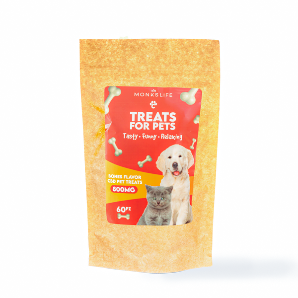 Premios sabor Hueso CBD para perro y gato 800mg | 60pz