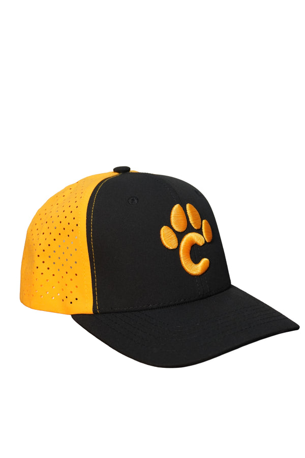 Gorra High Performance negra/amarilla