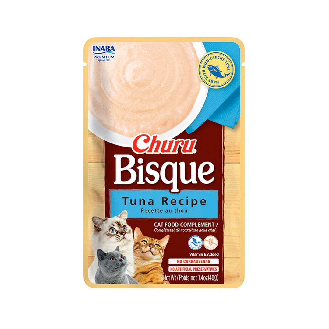 Premios para gato sobre Churu Bisque Atun
