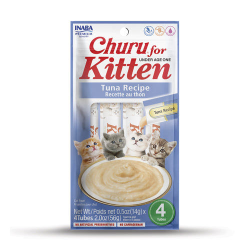Premios para gato Churu Kitten/Cachorro 4 sticks de atún