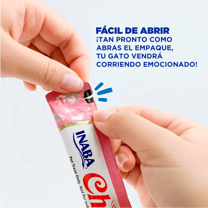Premios para gato Churu 4 sticks de atún