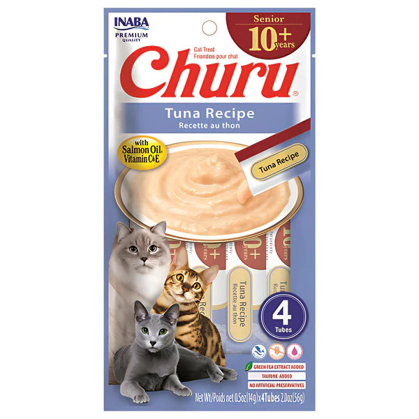 Premios para gato Churu Senior 4 sticks de atún